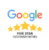 Google 5 Stars Rating icon — used by Highland Roofing Co. in DFW